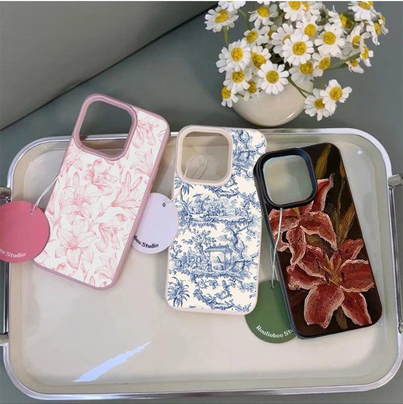 Elegant Lily Blossom Phone Case