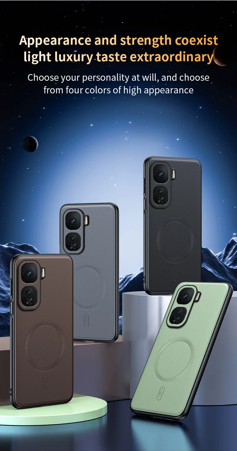 Für VIVO IQOO Neo 10 Pro Plus Magnetische Leder Schild Abdeckung Für VIVO IQOO Neo 10 Pro Plus Anti-Fingerprint Nicht-Slip PC + TPU – Detail 7