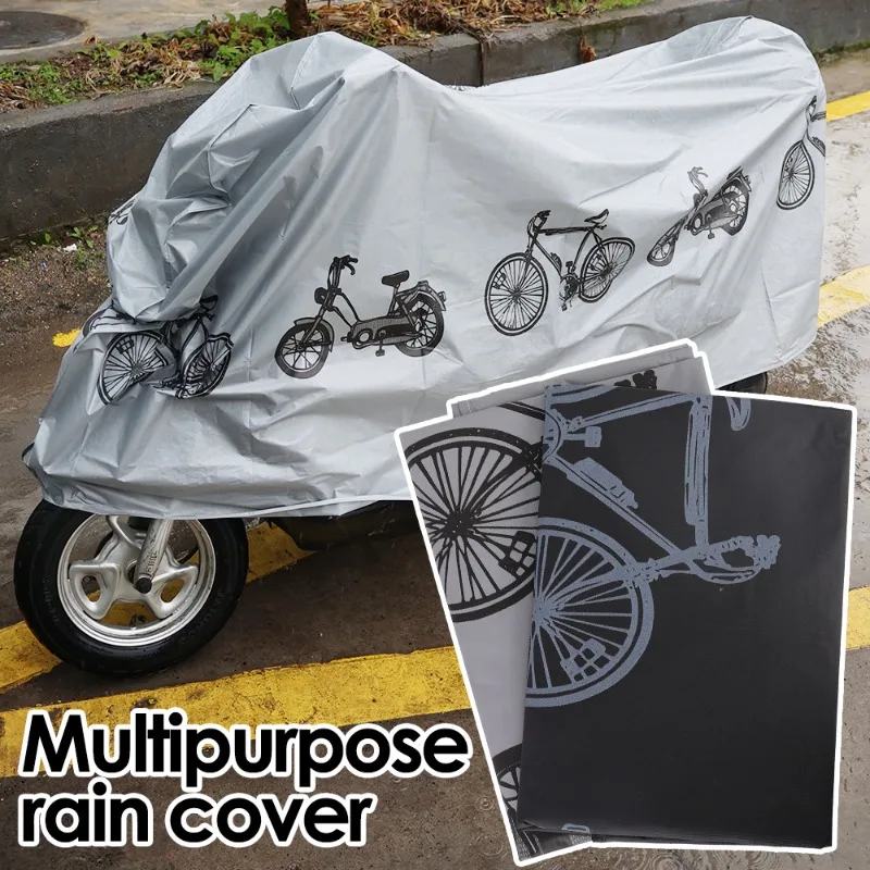 

Bicycle Cover Scooter Rain Cover PEVA 100x210cm Dust Cover Sun Protection Sunshade MTB Mountain Bike Motorcycle All Seasons