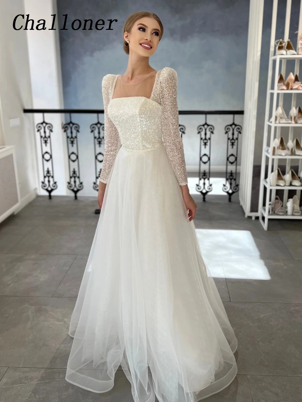 Рисунок 2 - Простое свадебное платье Challoner