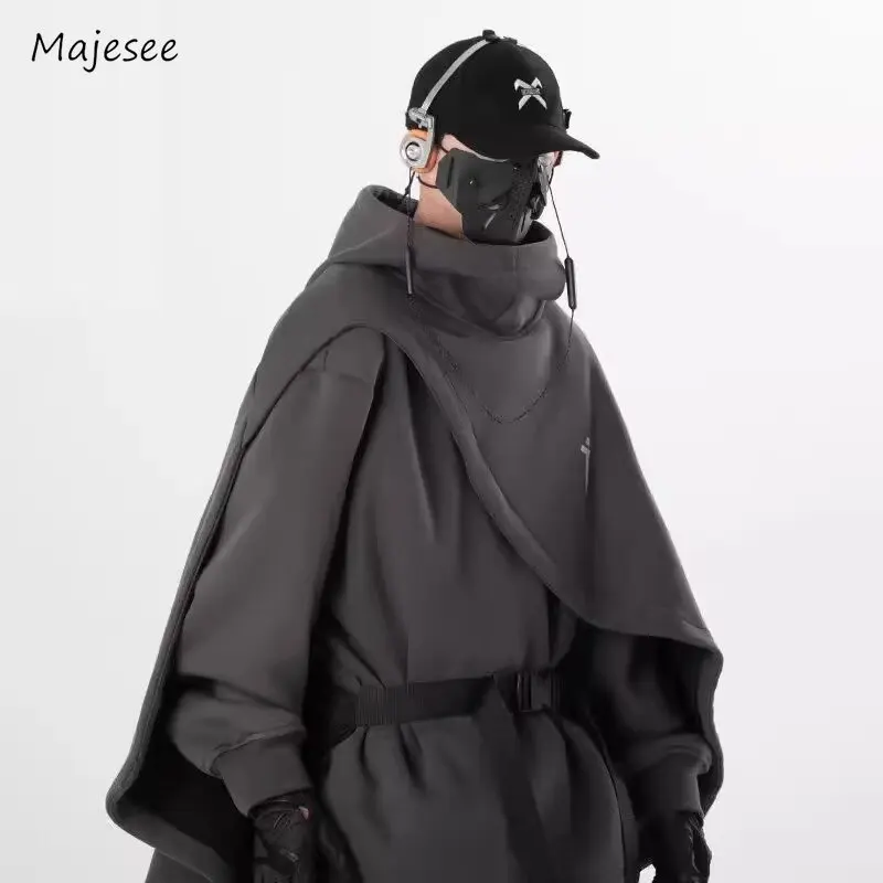 

Толстовка мужская в Корейском стиле, Повседневная Уличная одежда в стиле Харадзюку, шикарная Удобная уличная одежда для продвинутых студентов, простая молодежная одежда, весна