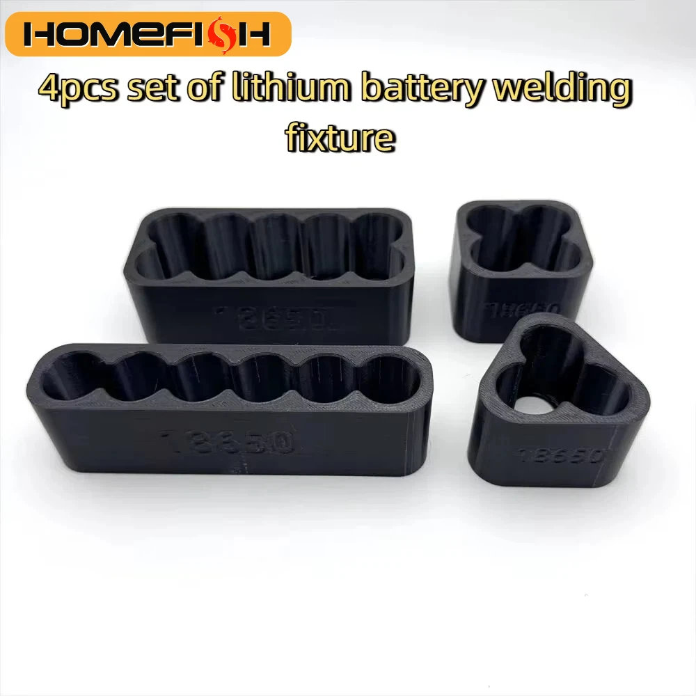 18650 Lithium Battery Spot Welding Fixture Set Jig Clamp Assembly Bracket 4PCS For Battery Pack Making