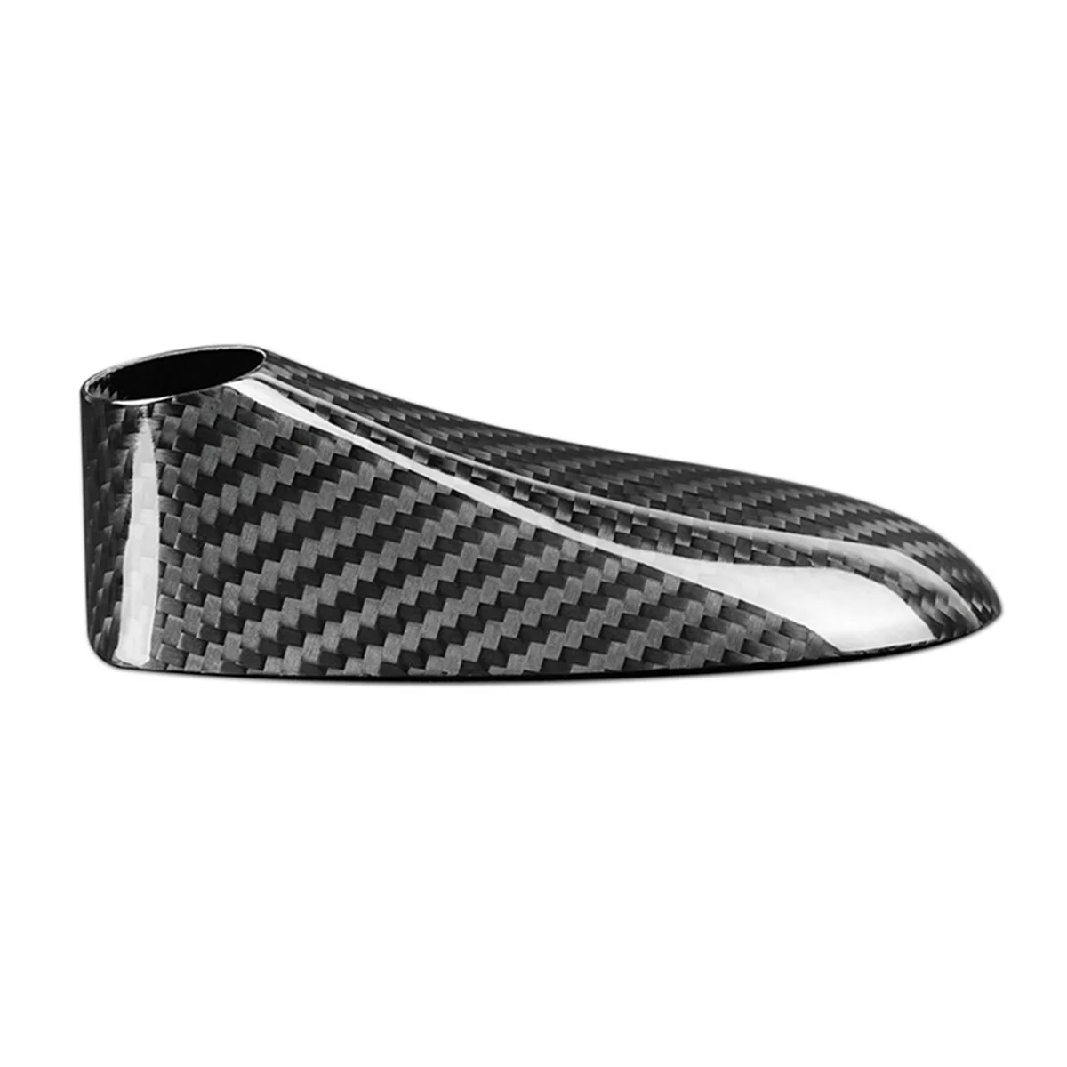 Real Hard Carbon Fiber Car Antenna Shark Fin Cover Trim for Fiat 500 2004-2011 for Jeep Renegade