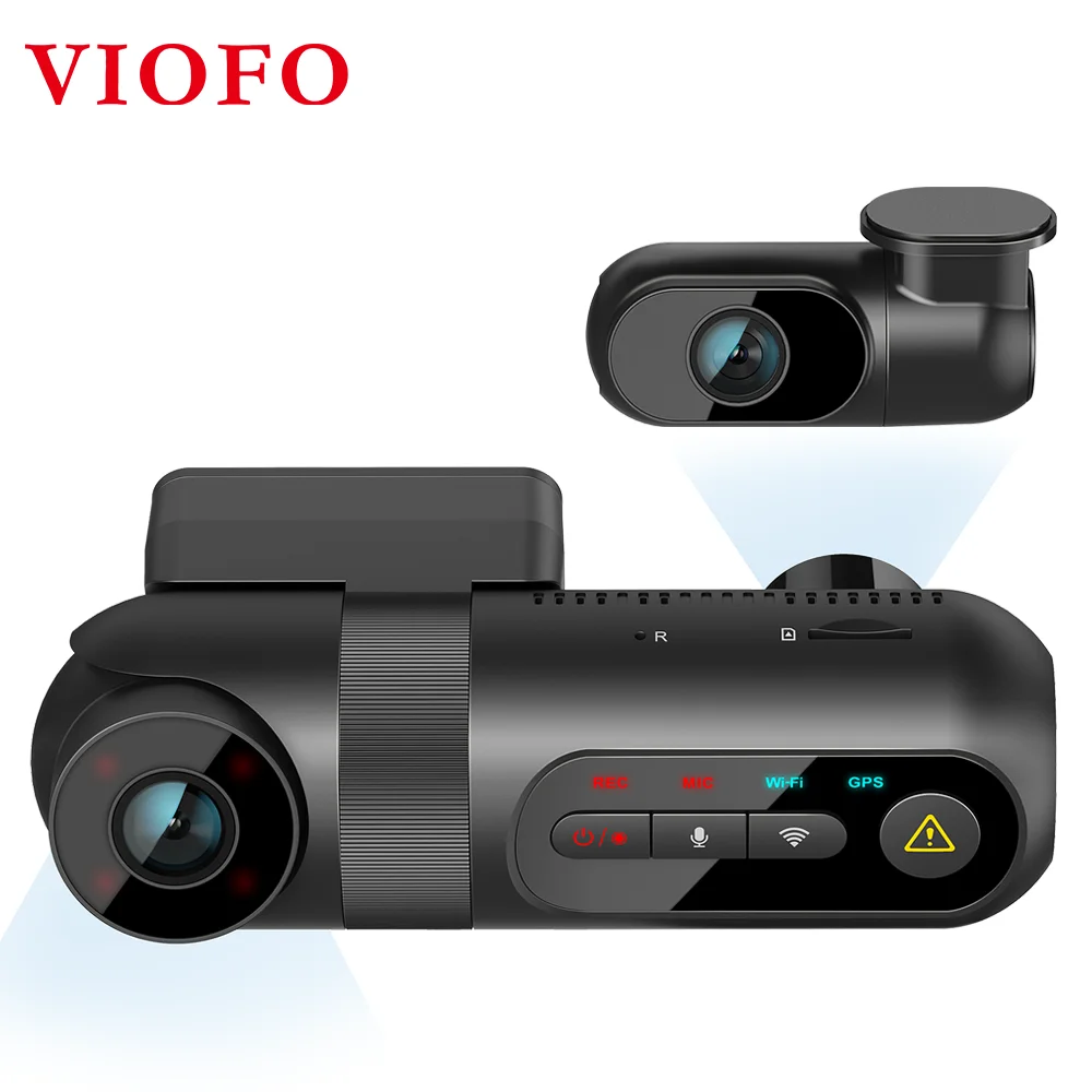 VIOFO T130 Car DVRs 3 Channel Dash Cam Built in WIFI GPS Superior IR