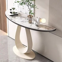 Table De Console créative De luxe moderne Design Table minimaliste rangement Unique Console De Entrada De Casa meubles De salon 5