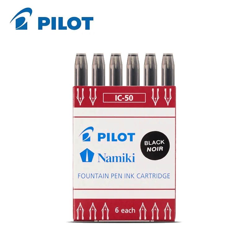 Pilot IC-50 Tintenpatronen Blau – 6 Stück, Je 0,9 Ml, Für Pilot Füllhalter & Tintenroller