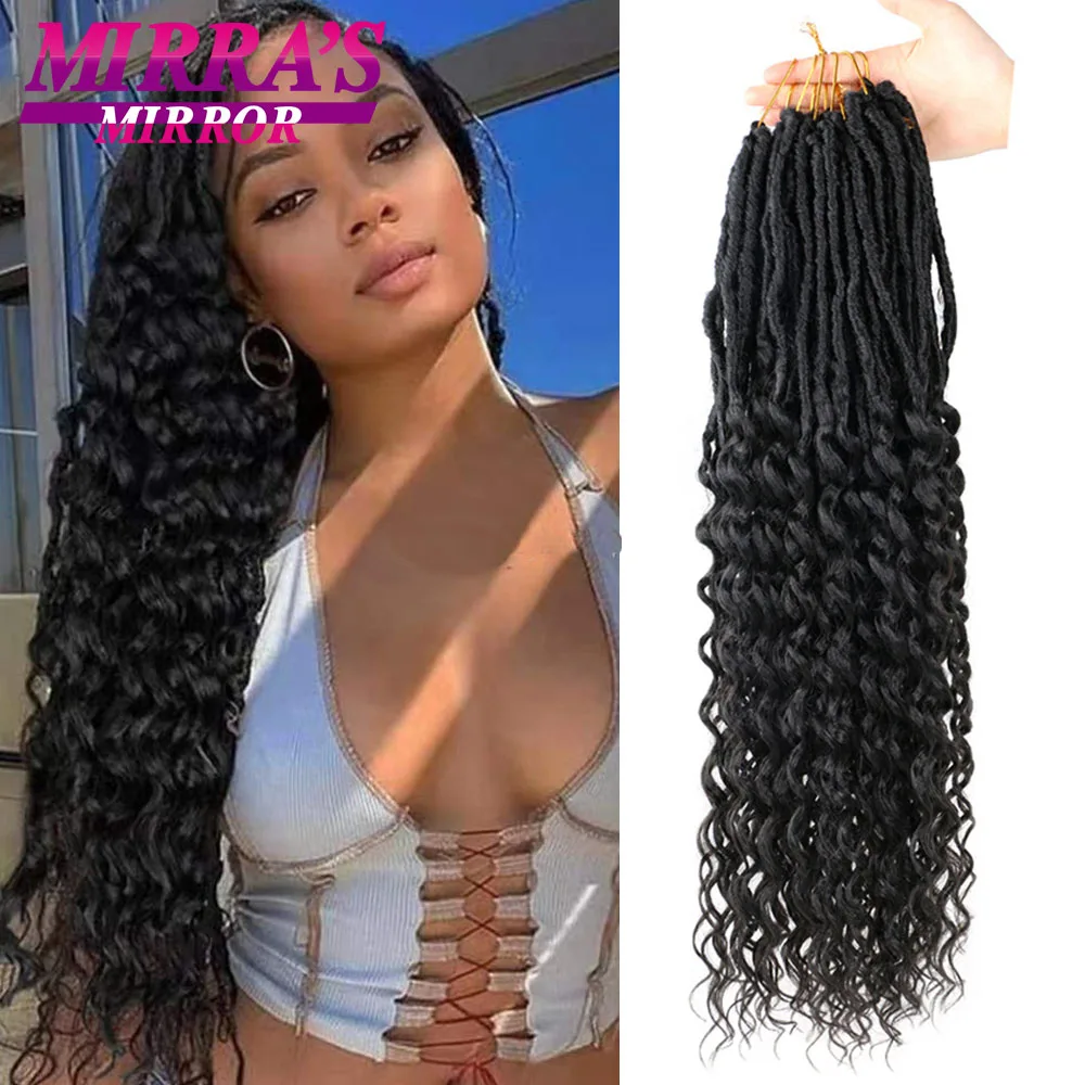 24 "Dreadlocks Sintetici Uncinetto Estensione Per Capelli Dea Locs Temo - Foto 5