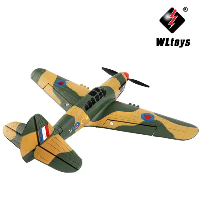 Wl Xk A220 P40 4-Channel Electric RC Airplane Remote-Controlled Combat Glider Fixed Wing Aircraft Model Toy 1