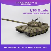 COOLBANK RC Tank, 1/16 2.4G RC Russia T72 Main Battle Tank Model Military Tank Army Vehicle Infrared Battle Tank Toys for Boys 1