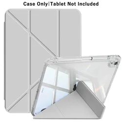 Enhanced Protective Tablet Case with Pencil Holder and Stand Function - 2026 iPad Air 11 M4 (GRAY)