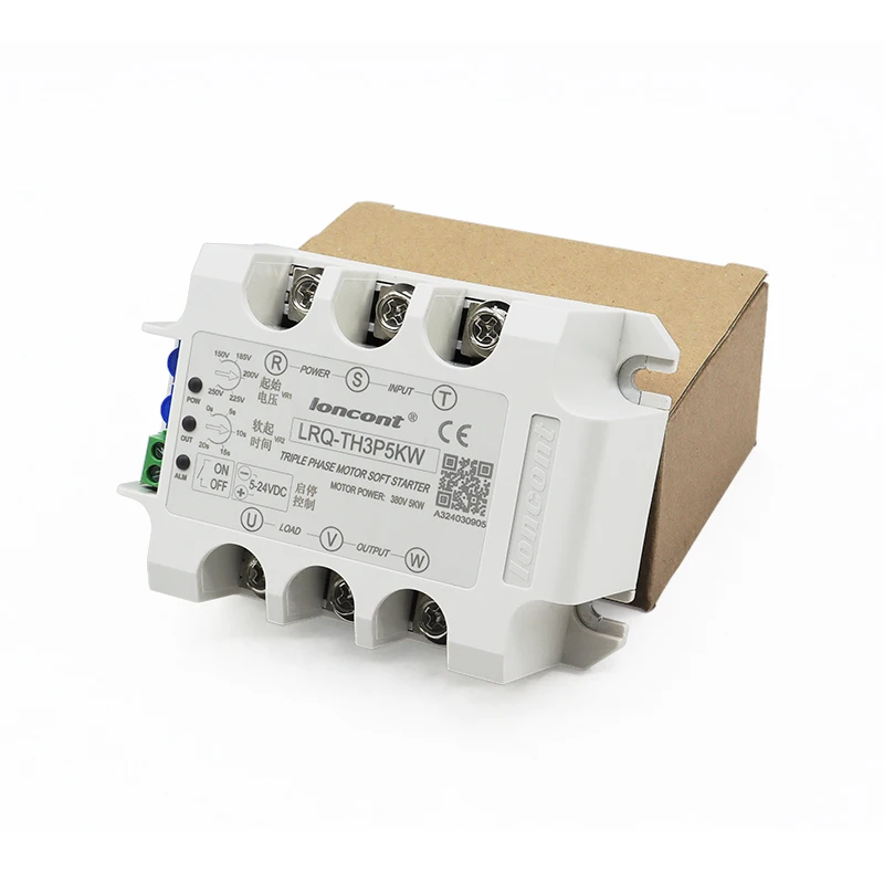 Motor Soft Starter Module Three/Single Phase Motor Soft Starter Online Slow Start Solid State Relay Decompression And Step-Down Controller