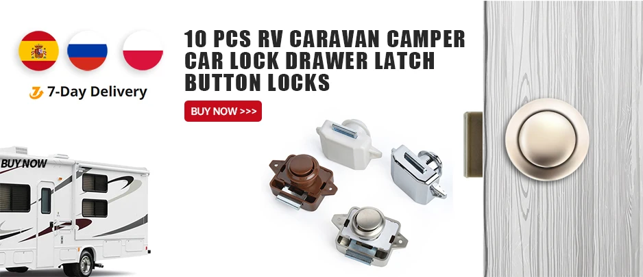 Description Picture 2 of itemKAK Camper Car Entry Door Lock Handle with Keys Security Kit Anti-theft RV Trailer Door Locks Replacement with Deadbolt Hardware