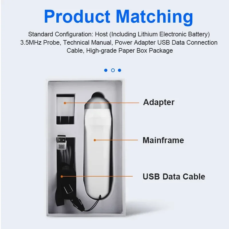 Wireless Veterinary Ultrasound Scanner New Portable Mechanical Pregnancy Test Handheld Ultrasound Machine Pig Sheep For Andorid 6