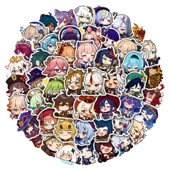50pcs Cute Genshin Impact Cartoon Decal Stickers (50pcs Genshin Impact)