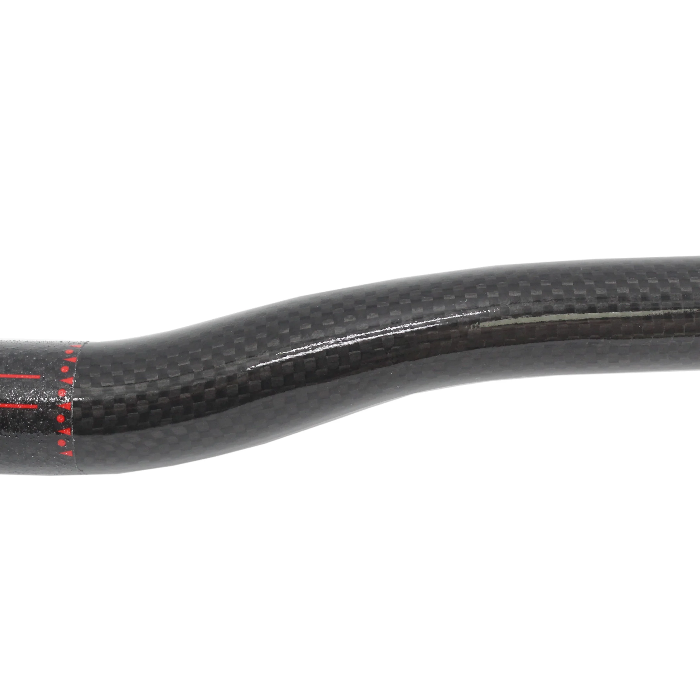 New Mountain bike 3K full carbon handlebar rise swallow shaped carbon bicycle handlebar MTB bike parts 25.4*580-720mm