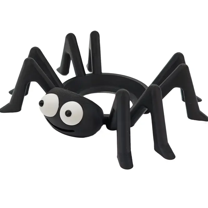 3D Baskılı Örümcek Tema Standı, Alexa Echo Dot 4. Nesil/Beşinci Nesil ve Homepod Mini için Akıllı Hoparlör Standı, Cadılar Bayramı ve Noel Dekorasyonu için Mükemmel, Masaüstü Teşhir Standı