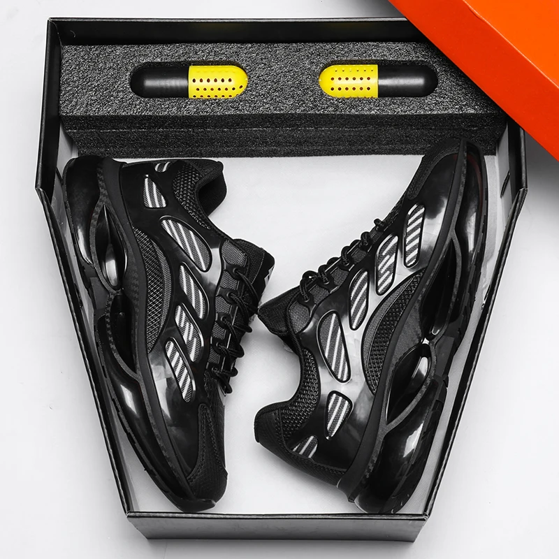 New Fashion Artificial Leather Four Seasons Comfortable Sports Men's Shoes Casual Sneakers Chaussure Homme Zapatillas Hombre
