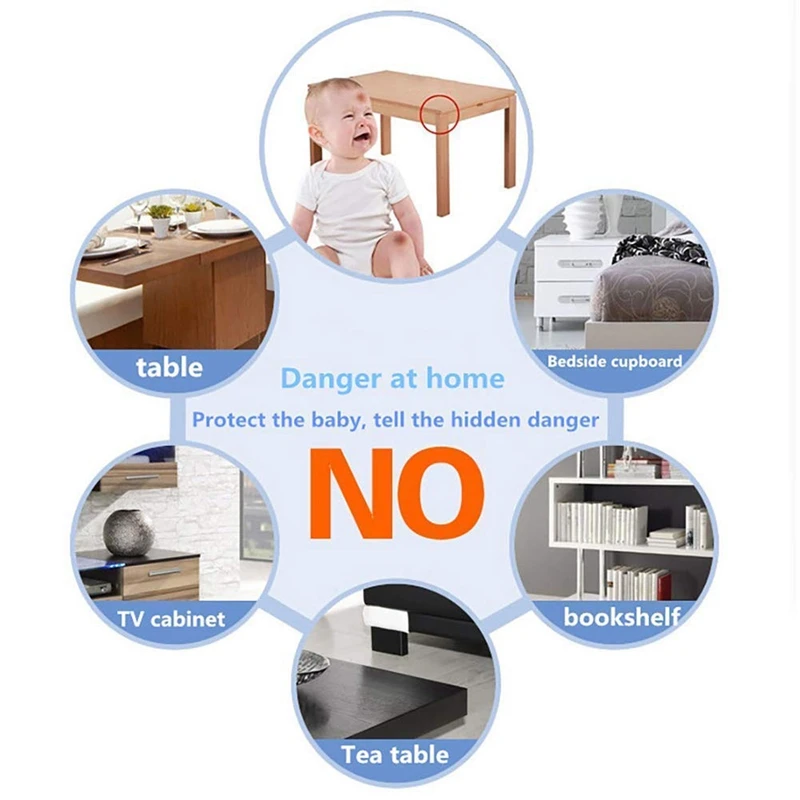 20 Pack Accessories Corner Guards Clear Corner Protectors Stop Child Head Injuries Tables, Furniture & Sharp Corners (L-Shaped)