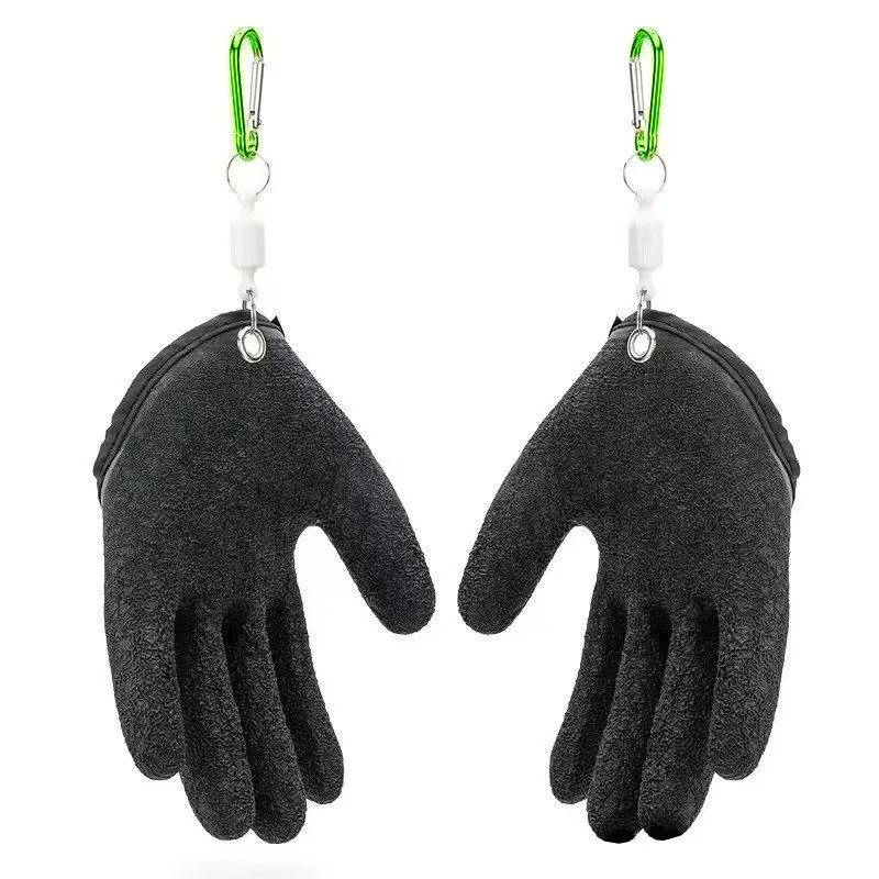 Multi functional anti slip wear-resistant anti stab puncture waterproof portable outdoor fishing gloves fishing gloves