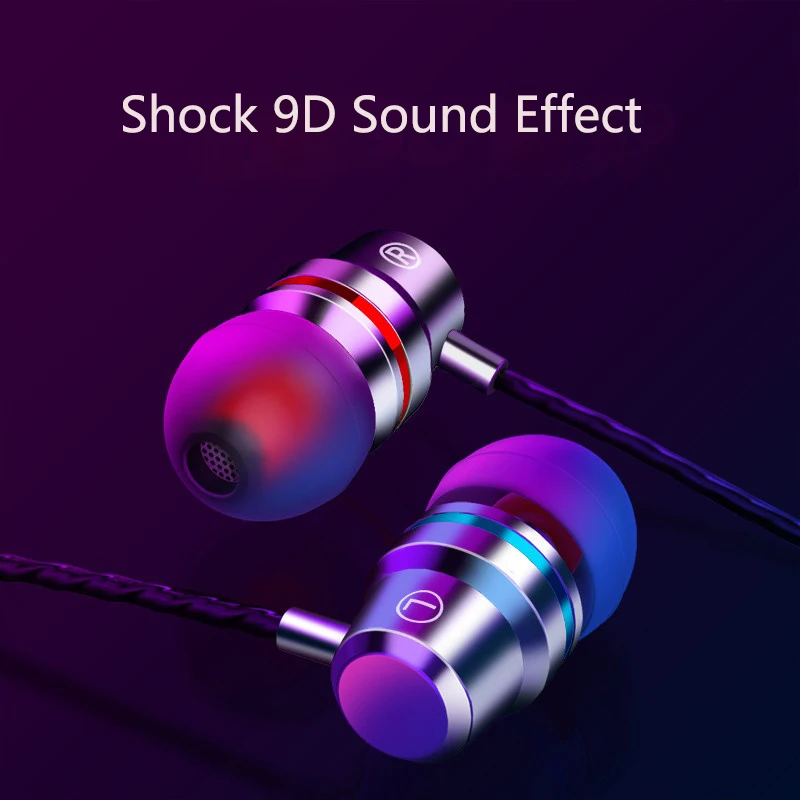 Earphones Wired 3.5mm Type C In-ear Wired Headset With Mic Stereo Music Headphones Sport Earbuds For Samsung Xiaomi Oneplus