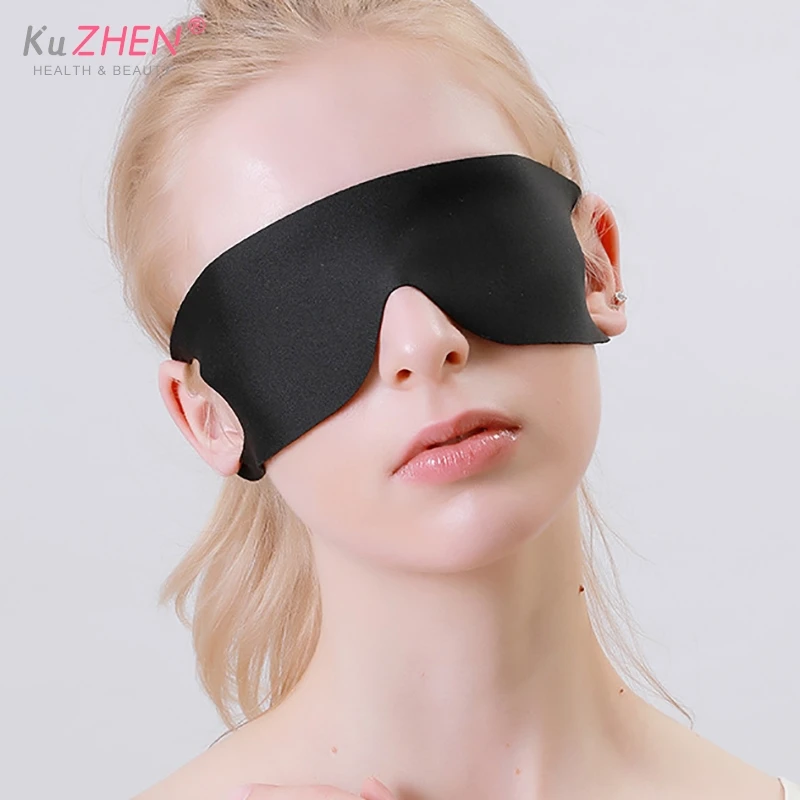 Comfortable Sleep Blackout Eye Mask Travel Eyepatch Thin Soft Eyeshade Nap Goggles Soild Color Washable Eye Protection Blindfold 3