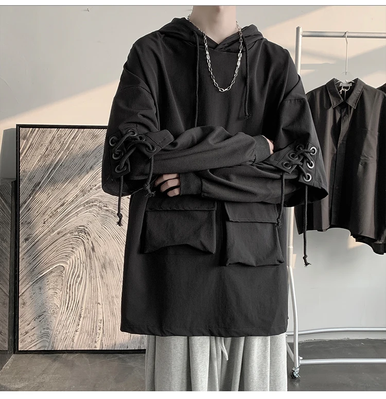 Men's Cargo Pocket Hoodie - Style 2