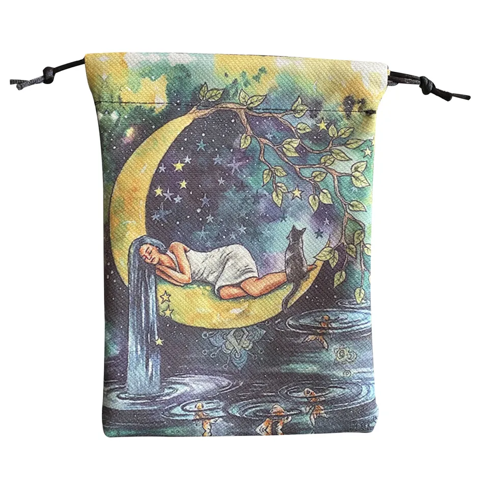 Velvet Drawstring Tarot Card Storage Bags Gift Pouches
