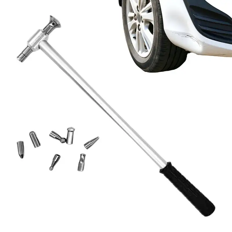 

Car Dent Repair Tools Multi-Head SUV Dent Removal Leveling Hammer Hammer With Knock Down Head Car Dent Puller Set Dent Removal