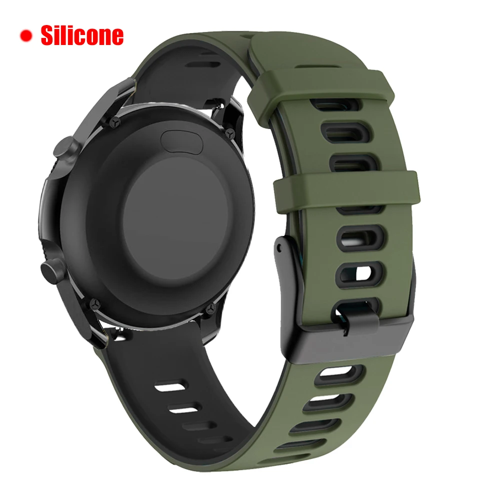 Elegant Leather Watch Band - 20mm/22mm Sports Strap
