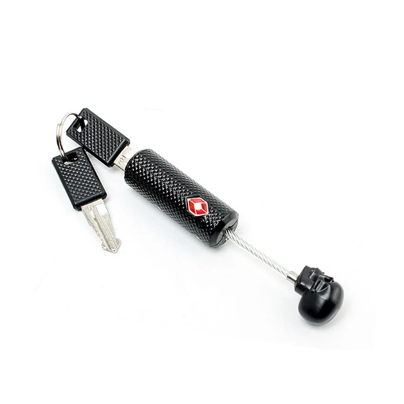 Ancable Chiave per TSA 007, TSA007, chiavi per bagaglio, compatibile con serrature con password per valigie, argento