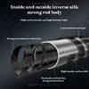 2.1m/2.4m Carbon Fiber Spinning Fishing Rod Super Light Telescopic Fishing Rod Long Distance Handle Sea Pole Lure 30g-200g 5