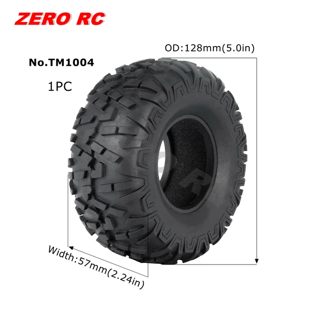 AllinRC 2.2 RC Crawler Tires – 1/10 Scale Off-Road Tires For Axial Wraith, Wrangler & Rock Crawlers - View #13