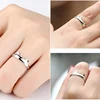 Platinum Rings Cute Totoro Open Code Imitation 925 sterling silver rings Color Silver Jewelry Wholesale Cat Ear Ring 6