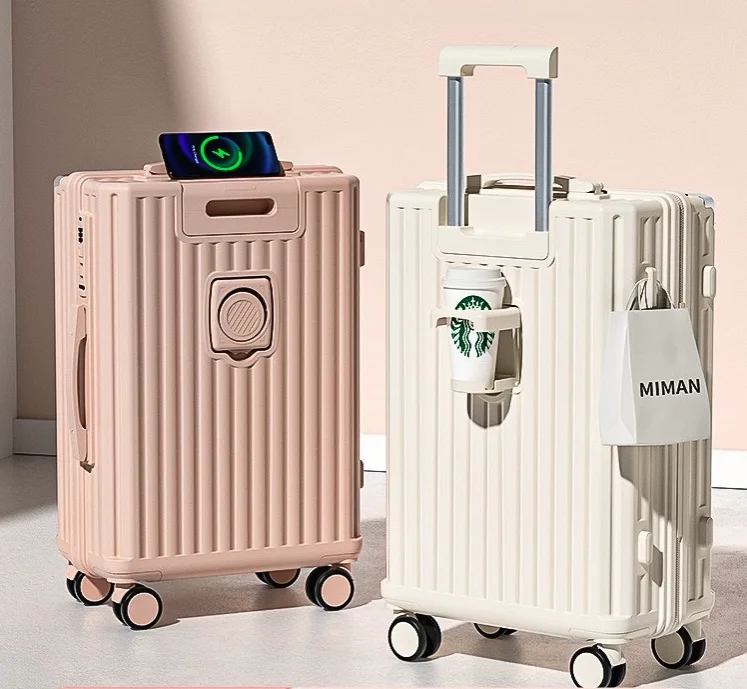 MIMANI | Women's 2025 New Lightweight Luggage with Password Lock and Silent Wheels 20in
