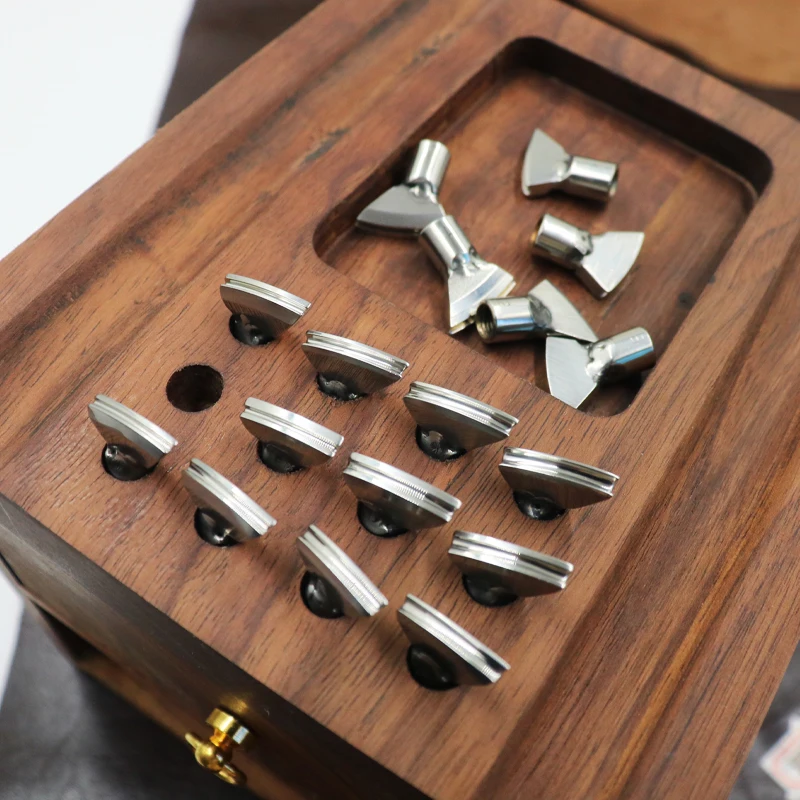Leather Craft Creasing Tool Edge Creaser Tip Sector-Shaped Head M5 Thread Making Arched Edge And Creasing Decoration Line leather craft tool kit leather craft tool leather craft tools leather tools