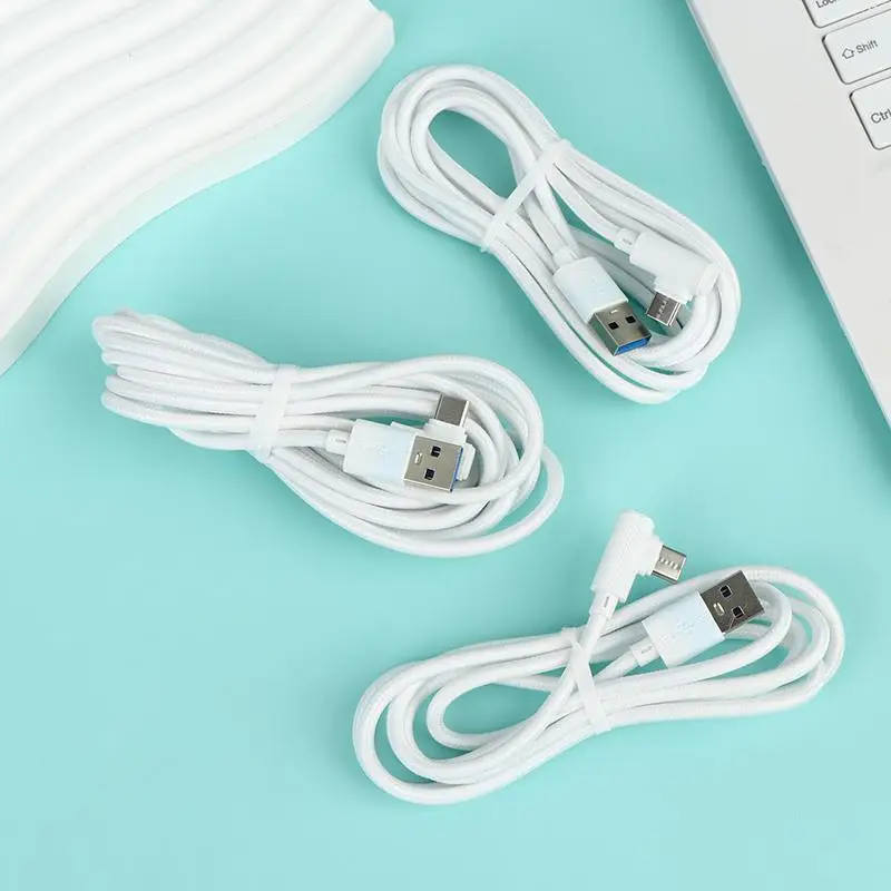 【C】240W 슈퍼 플래시 충전 데이터 케이블 USB to Type C 90 ° 엘보우 데이터 케이블 1M/1.5M/2M/ 고속 충전