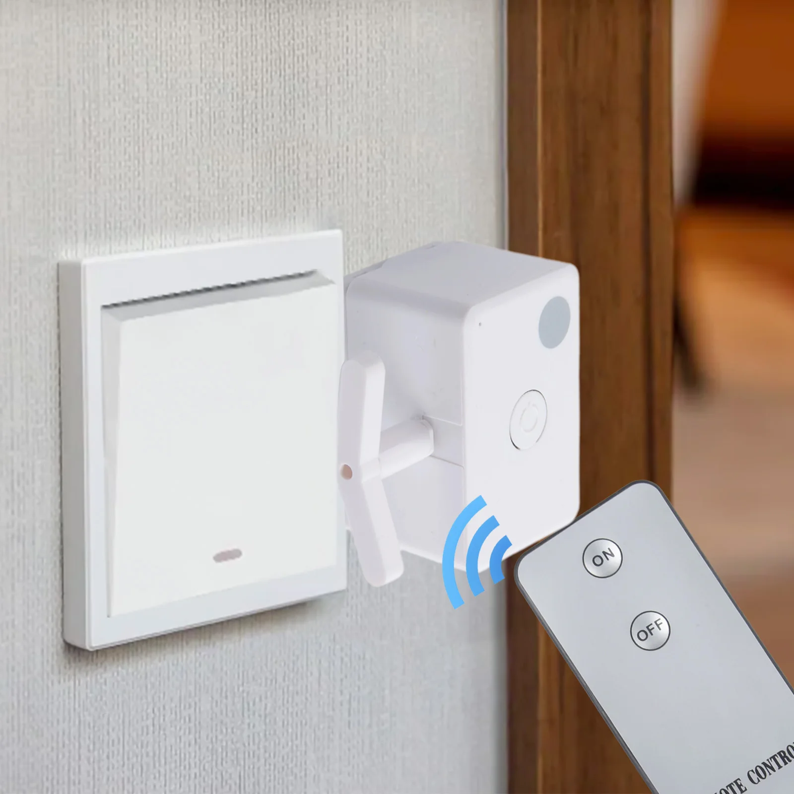 Bedroom Living Room Wireless Remote Switch White Easy Installation Effortless Management Infrared Control Range