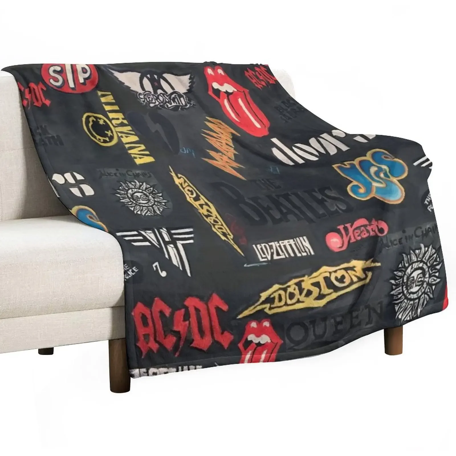 

Bands Throw Blanket Thermal Softest Warm Blankets