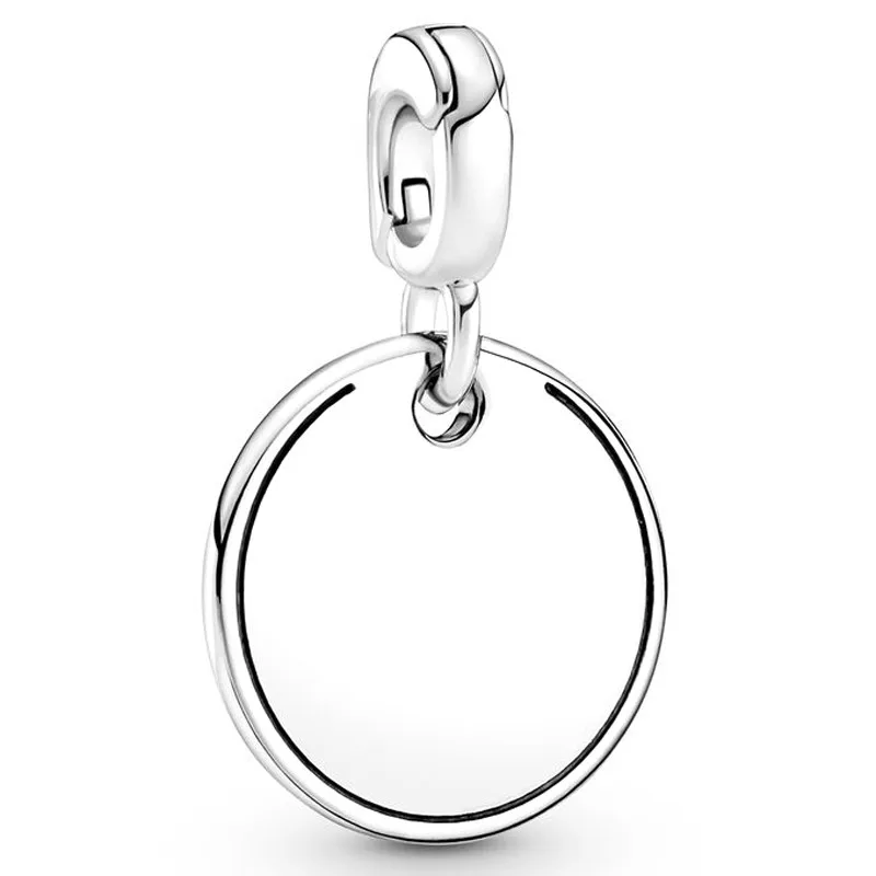 Original ME Engravable Medallion Beads Charm Fit Pandora Women 925