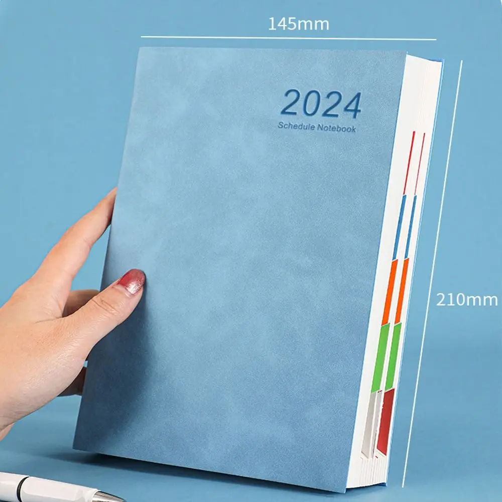 메모 작성 일정 2024 A5 노트북 할 일 목록, 시간 정리함 플래너, 일기 수첩, 저널 일정 플래너, 일기 메모장