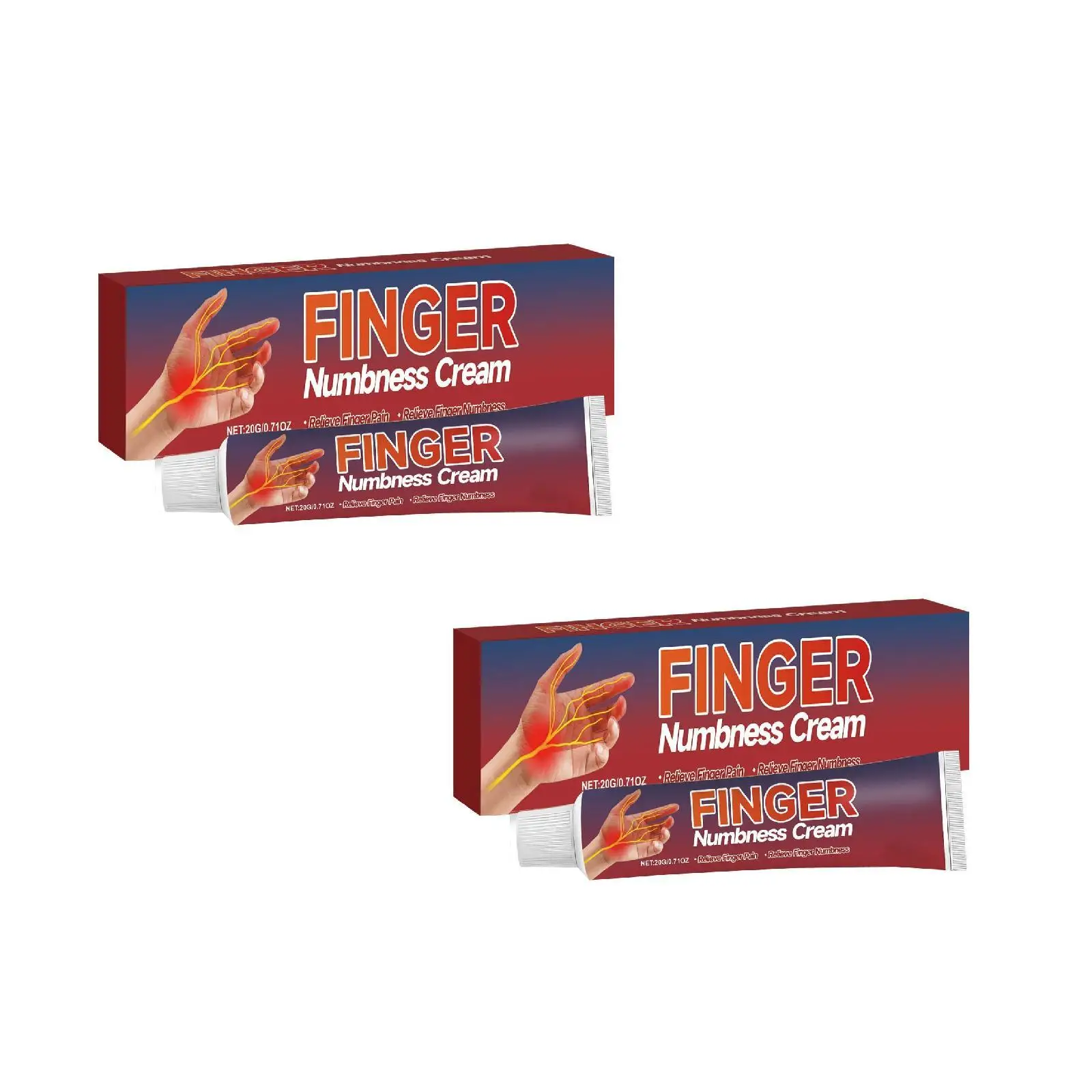 كريم موضعي لخدر الإصبع ، مرهم للعناية باليد ، تخفي...