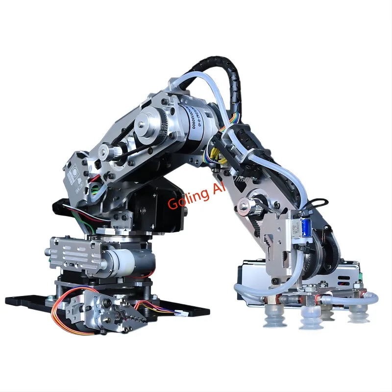 Braccio Robotico Industriale 24D a 4 Assi, Braccio Meccanico di Alta Precisione con Motore a Riduzione Planetaria per Robot Programmabile Gcode - immagine 3