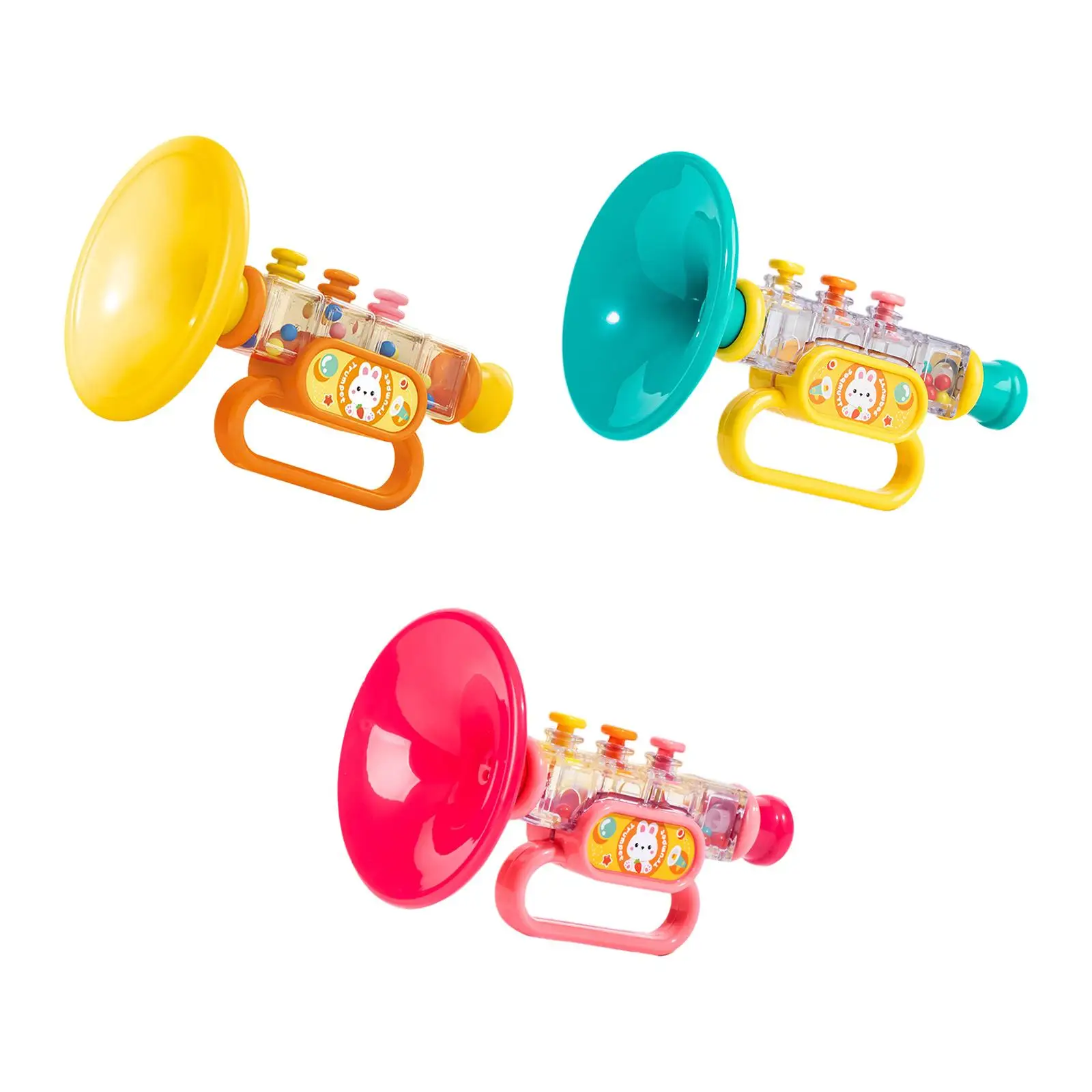 

Trumpet Toys Kids Trumpet Christmas Present Educational for Boys Girls Party Favors Musical Travel Toy Classic Toy Game Toy