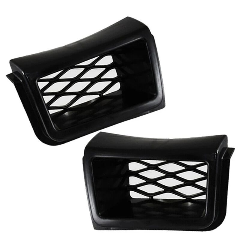 

2Pcs Front Bumper Grille Cover Trim For Chevy Silverado 1500 2003-2007 SS-Style Mesh Grille Caliper Car Accessories