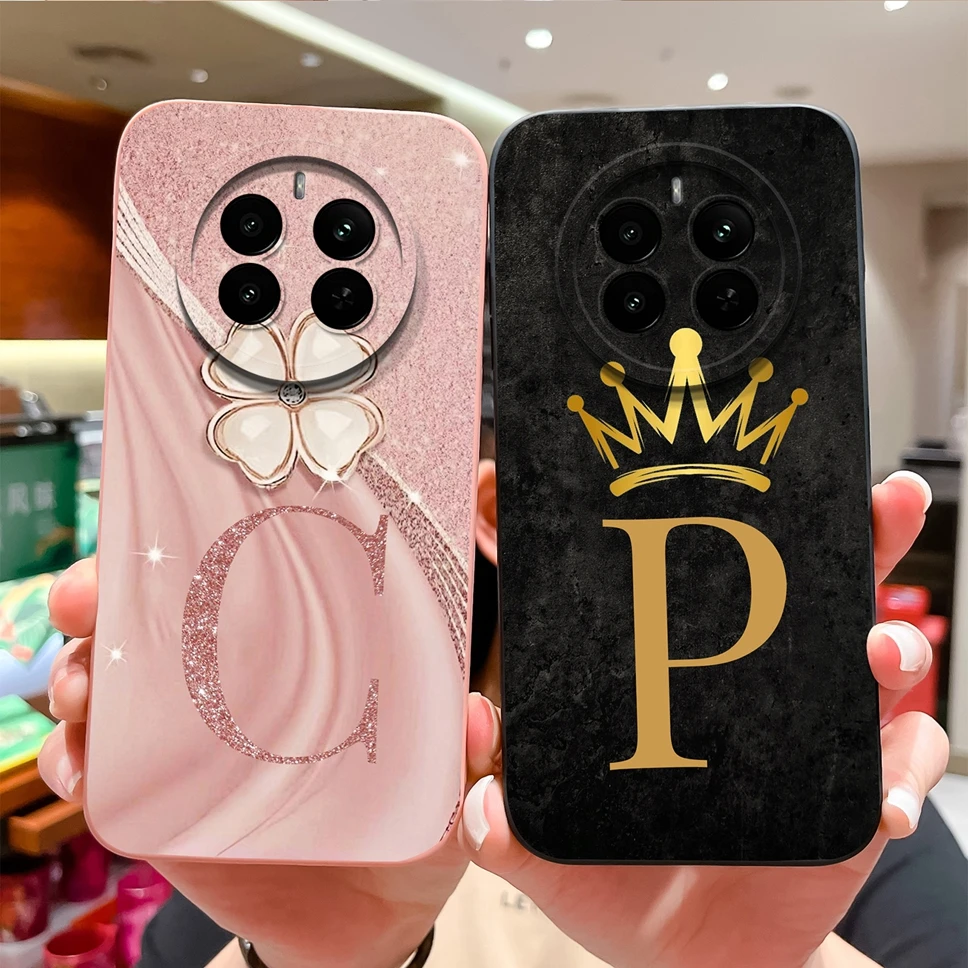 Sleek Letter Design Protective Back Cover Phone Case