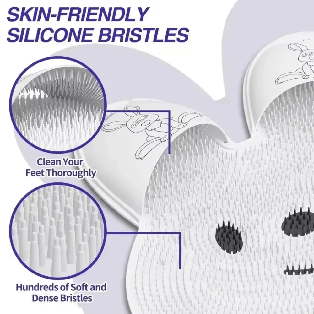 Wash feet, rub feet, silicone massage mats, bathroom anti slip mats, bathroom scrubbing floor mats, shower scrubbing mats 4
