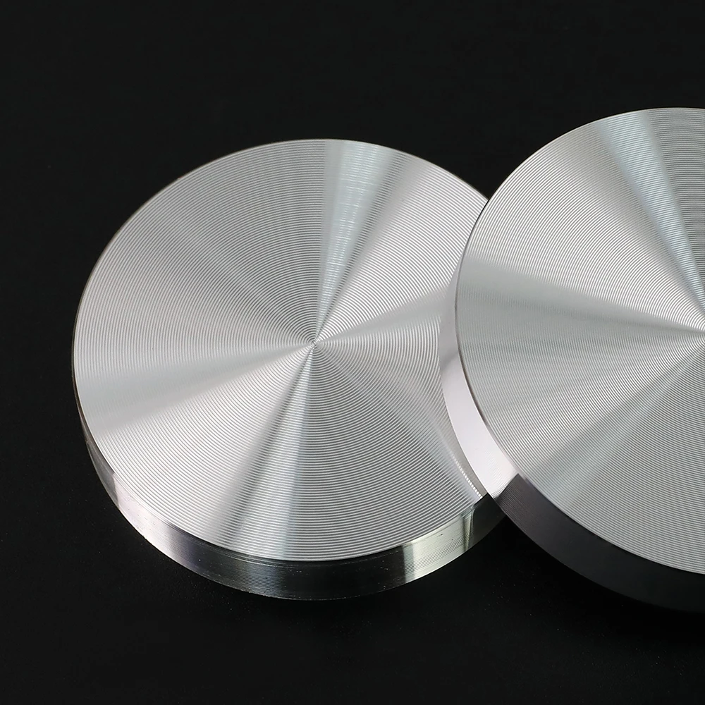 Table Top Adapter Aluminum Glass Circle Metal Block Disc 10mm Thick 20/25/30/40/50/55/60/75/90/100mm-M6/M8/M10 table top adapter