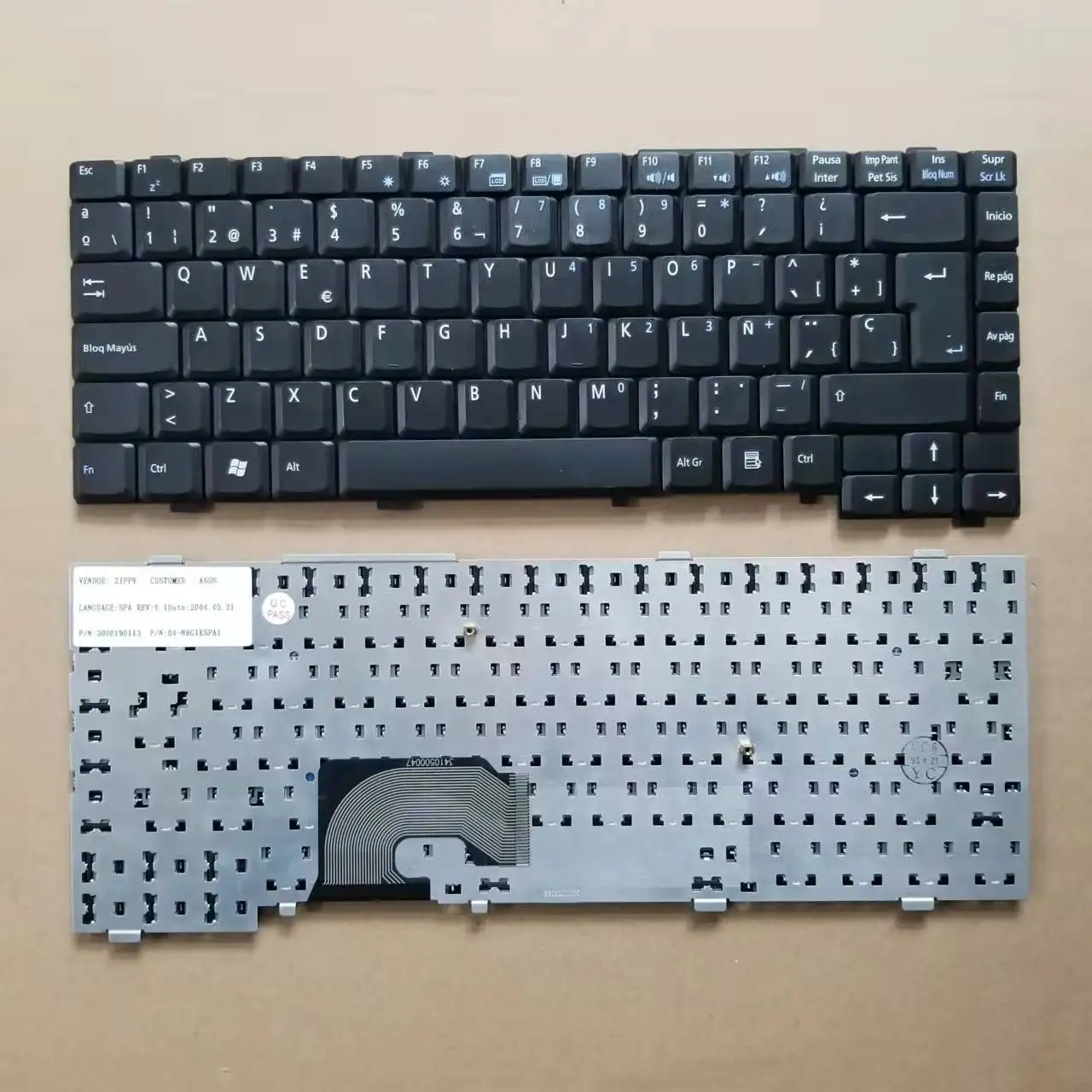 

Новая испанская клавиатура SP для Asus L4000 Z9000, Черная