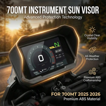 FOR 700MT 2025 2026 CF 700 MT Motorcycle Accessories Sun Visor Cover Instrument Screen Sunshade Guard Protection Dashboard
