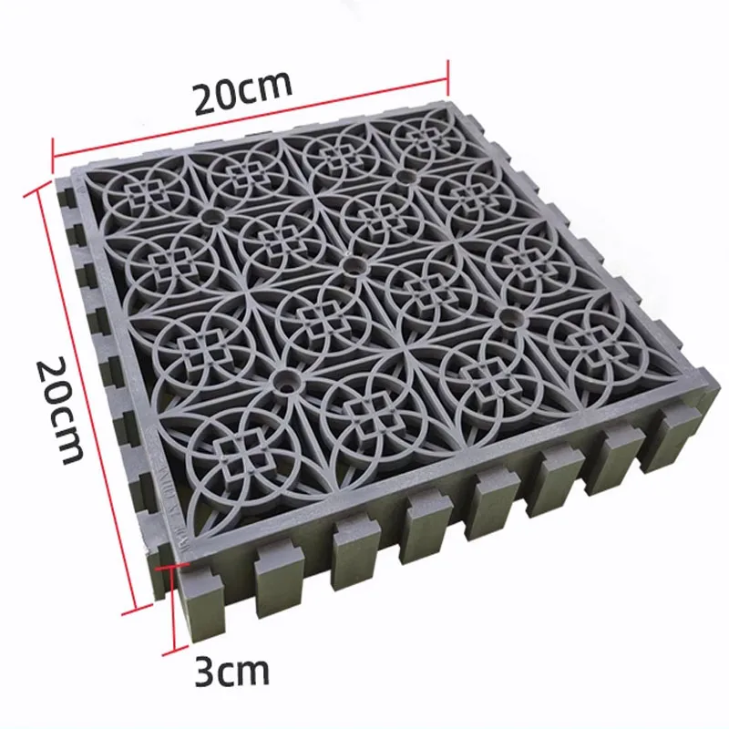 Tree pit cover Splicing grate garden no trench splicing drainage plastic Grille Mats Floor grid drain tile